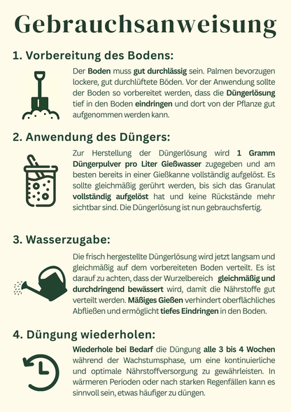 Dünger - Löslicher Palmendünger