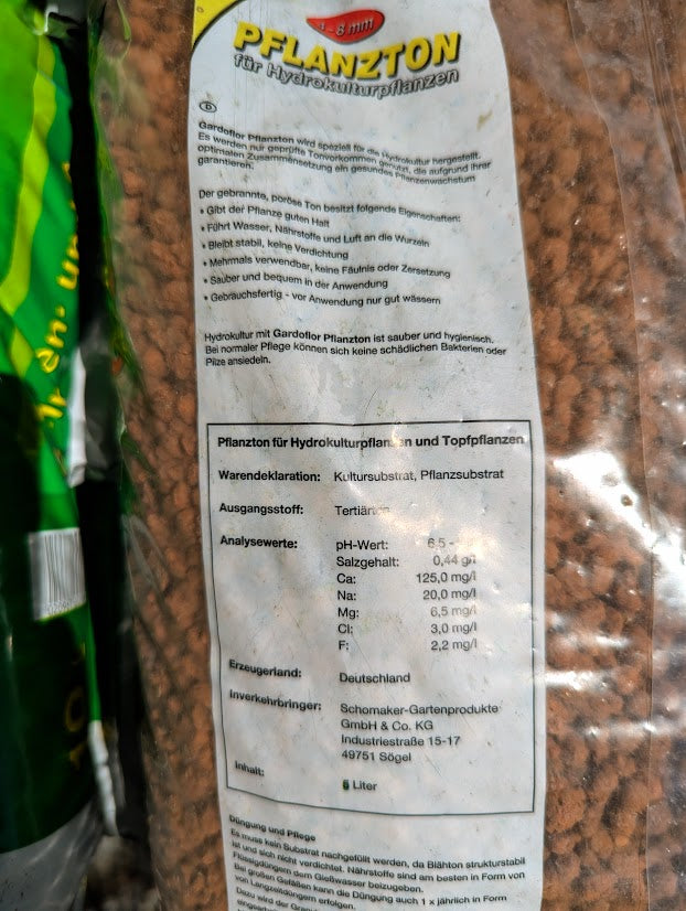 Pflanzton - Blähton Mineral-Granulat
