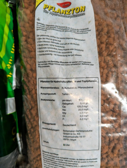Pflanzton - Blähton Mineral-Granulat