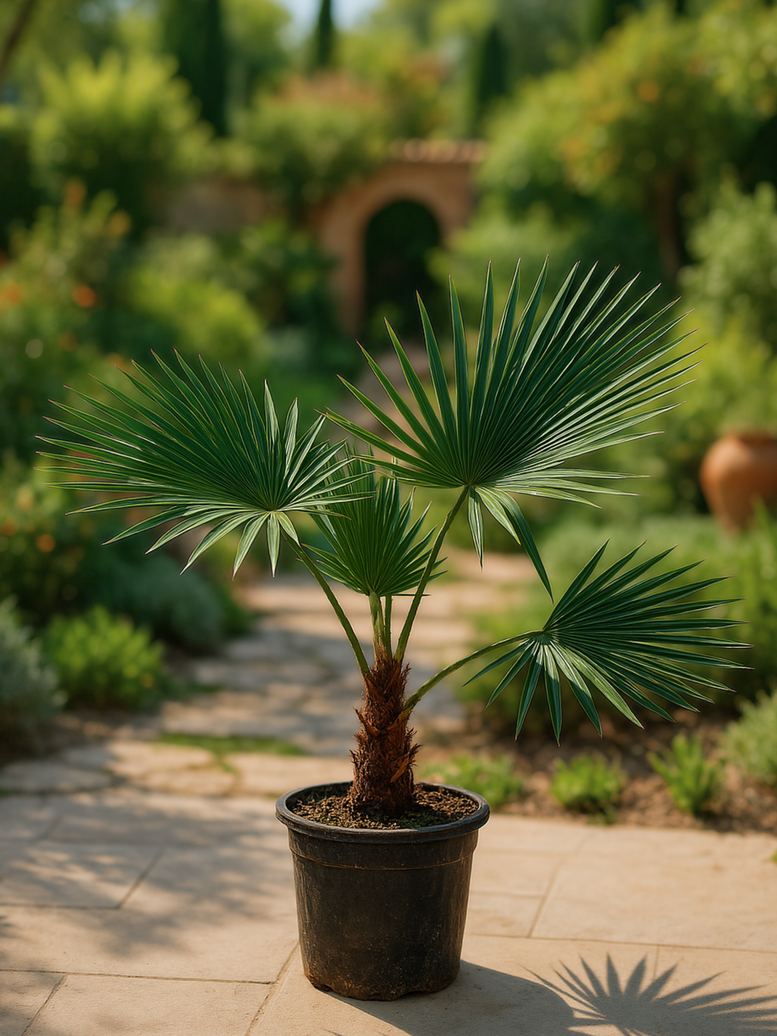Trachycarpus Fortunei × Princeps - Hybride Hanfpalme