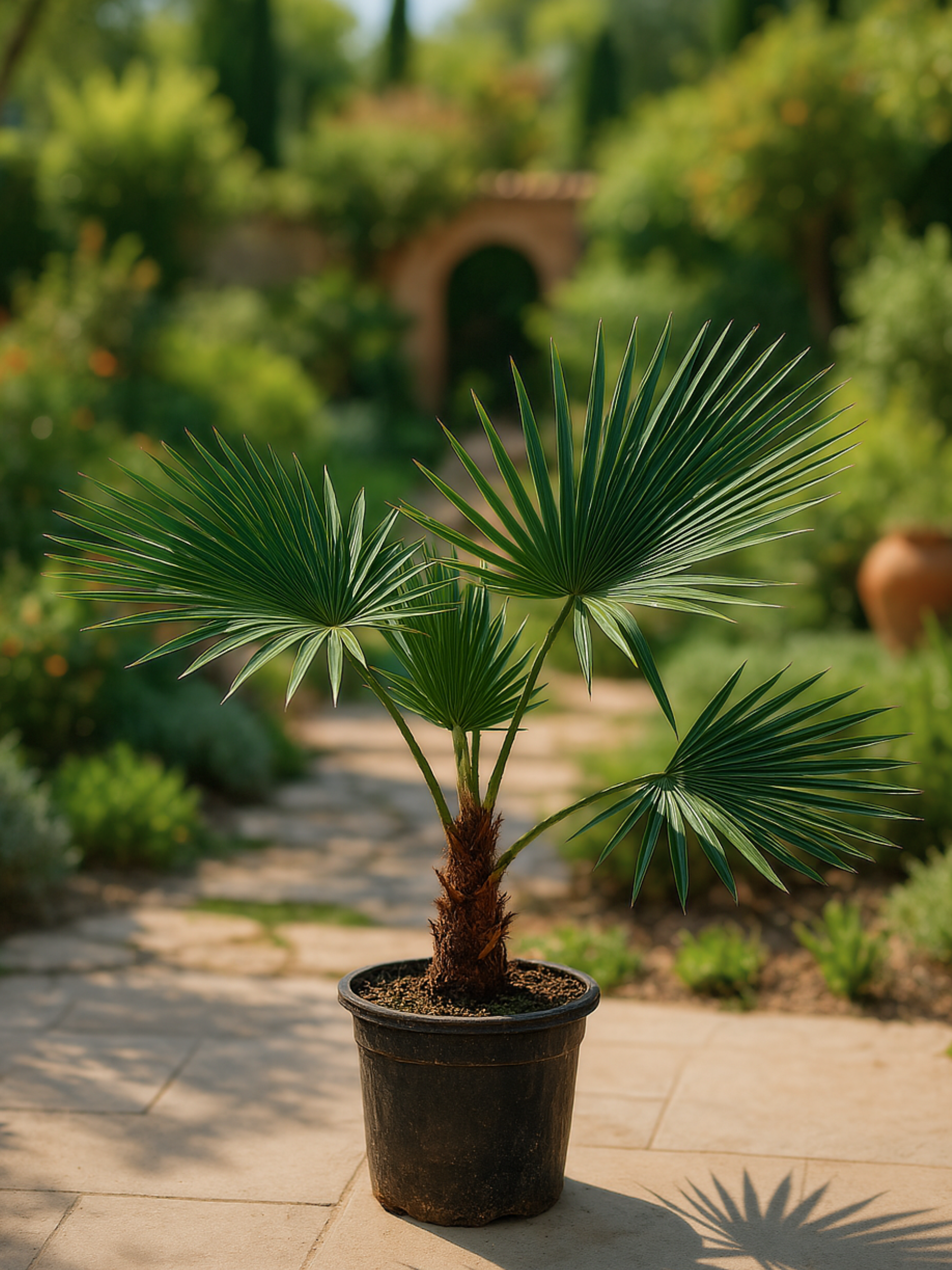 Trachycarpus Fortunei × Princeps - Hybride Hanfpalme
