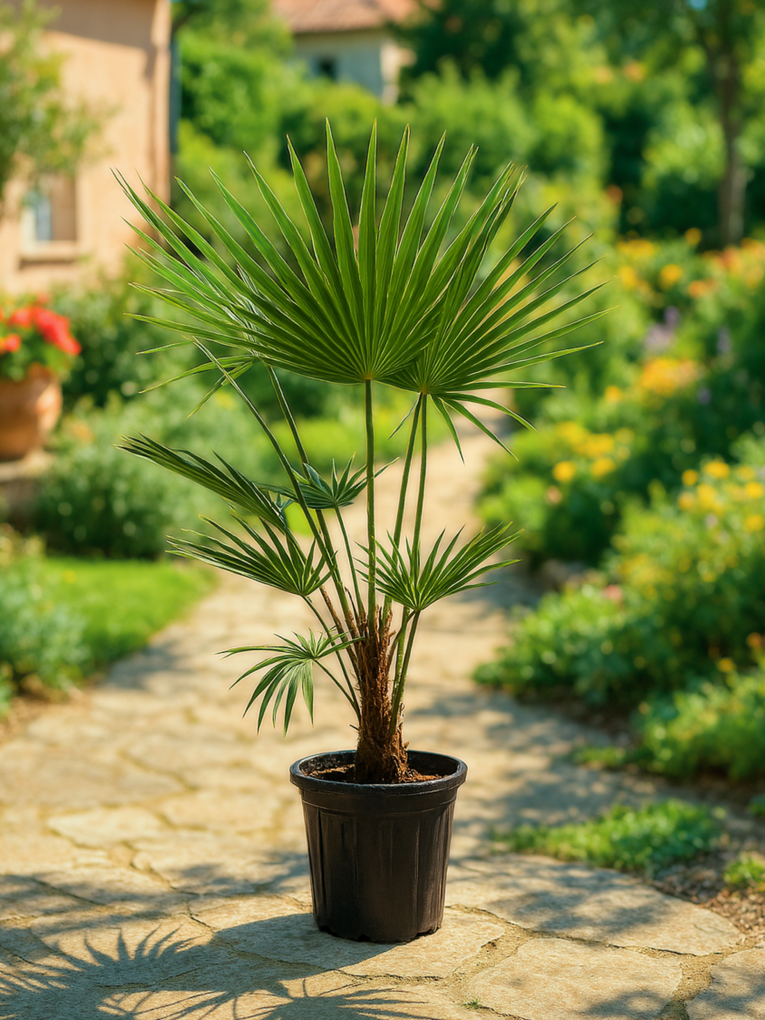 Trachycarpus Princeps × Wagnerianus - Hybride Hanfpalme